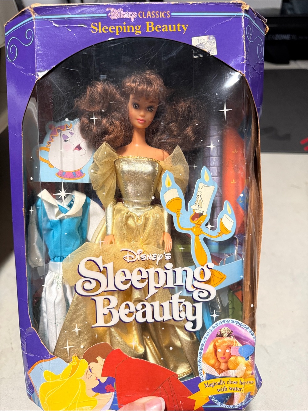 Disney Beauty and the Beast Belle Doll in Gold Gown